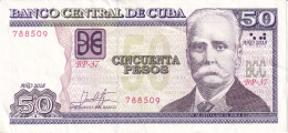 BILLETE DE CUBA DE 50 PESOS DEL AÑO 2018 DE CALIXTO GARCIA (BANKNOTE) - Kuba