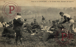 CAMP DE LA COURTINE LA GRANDE HALTE DEJEUNER DES OFFICIERS. MILITAR. MILITAIRE. - Sonstige & Ohne Zuordnung