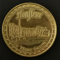 JETON TOURISTIQUE 32mm  LE PONT DE NORMANDIE HONFLEUR LE VIEUX BASSIN / TOKEN - Andere & Zonder Classificatie