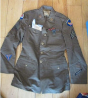 WW2 US Air Force USAAF Air Technical Service Command Tunic W/ ID - 1939-45