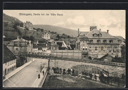 AK Ebingen, Partie Bei Der Villa Haux  - Autres & Non Classés