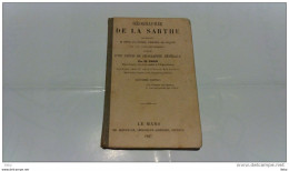 Géographie De La Sarthe De édom 1867 Histoire Industrie Antiquités école Le Mans - Pays De Loire