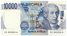 10000 LIRE BANCA D'ITALIA ALESSANDRO VOLTA LETTERA K 19/08/1998 FDS-/FDS - Otros & Sin Clasificación