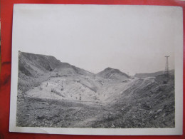 PHOTO - CARRIERES TALC DE LUZENAC -  1929 - Format : 24 X 18 Cm - Lieux