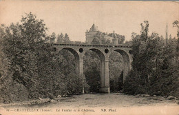 N°1289 W -cpa Chatellux -le Viaduc Et Le Château- - Autres & Non Classés