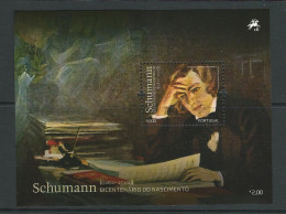 Portugal 2010 “Músicos: Schumann” MNH/** - Unused Stamps