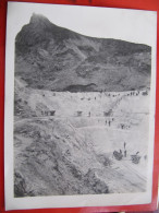 PHOTO - CARRIERES TALC DE LUZENAC -  1928 - Format : 24 X 18 Cm - Lugares
