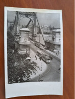 Historic Photo Hungary - Budapest, Old Elizabeth Bridge, Tram - Europa