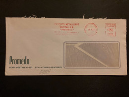 LETTRE PROMEDO EMA SR 0736 à 050 Du 19 9 72 91 CORBEIL ESSONNES PPAL ESSONNE PRODUITS METALLURGIE DOITTAU SA - Freistempel