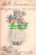 R548211 Girl With Flowers. M. M. Vienne. No. 238 - World