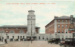 Canada CPR Station From Main Street Moose Jaw Sask - Sonstige & Ohne Zuordnung