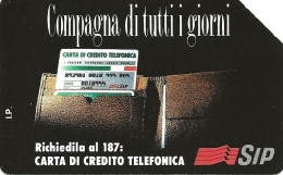 Italy: Telecom Italia SIP - Compagna Di Tutti I Giorni - Openbare Reclame