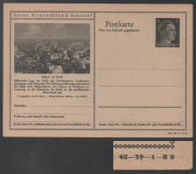 ALSACE OCCUPEE - ZABERN - SAVERNE / 1942 ENTIER POSTAL ILLUSTRE  # 42-39-1-B8 / Storch # L21e / COTE 35.00 € (ref 8264) - Standaardpostkaarten En TSC (Voor 1995)