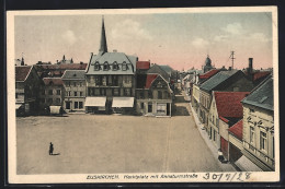 AK Euskirchen, Marktplatz Mit Annaturmstrasse Aus Der Vogelschau  - Euskirchen