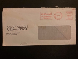 LETTRE SA CIBA-GEIGY EMA T 2528 à 0050 Du 27 9 72 92 RUEIL MALMAISON + AIR WICK SOLID LE 1er RAFRAISISSEUR D'ATMOSPHERE - EMA (Empreintes Machines à Affranchir)