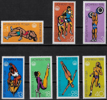 BULGARIE - JEUX OLYMPIQUES DE MONTREAL EN 1976 - N° 2215 A 2221 - NEUF** MNH - Zomer 1976: Montreal