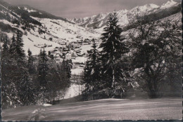 Cpsm 74 La Clusaz Vue Générale Et Chaine Des Aravis - La Clusaz