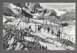 Chasseurs Alpins En Manoeuvres, Reconnaissance Sur Le Glacier Du Rateau (13637) - Manoeuvres