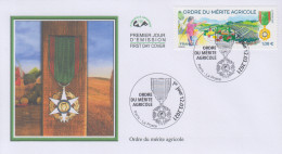 Enveloppe    FDC  1er   Jour    FRANCE    Ordre  Du   MERITE  AGRICOLE    2021 - 2020-…