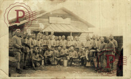 CAMP DE MAILLY.  RPPC. MILITAR. MILITAIRE. (deteriorada, Damage) - Mailly-le-Camp