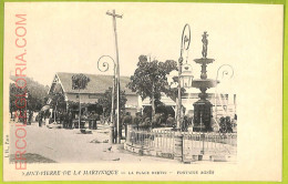 Ae9129 - MARTINIQUE -  VINTAGE  POSTCARD - Saint-Pierre - La Place Bertin - Autres & Non Classés