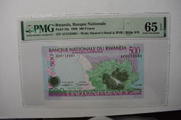 Banknotes RWANDA: 500 Francs 1.12.1998  PMG 65 - Joegoslavië