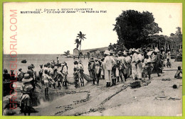 Ae9132 - MARTINIQUE -  VINTAGE  POSTCARD - Ethnic, "Un Coup De Senne" - Autres & Non Classés