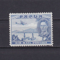 PAPUA 1939, SG #164, Air Mail, MLH - Papúa Nueva Guinea