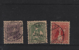 Schweiz Michel Cat.No. Gest 133/135 - Used Stamps