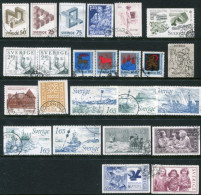 SWEDEN 1982 Nine Issues Used.  Michel 1182-1204 - Usati