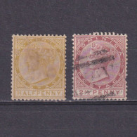 DOMINICA 1883, SG #13-15, Wmk Crown CA, Part Set, Used - Dominica (...-1978)