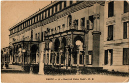 4.1.18 EGYPT, CAIRO, GUEZIRCH PALACE HOTEL, 1923, POSTCARD - Kairo