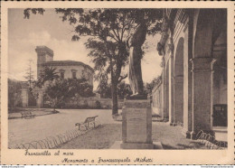 Cd650 Cartolina Francavilla Al Mare Monumento A Francescopaolo Michetti Chieti - Chieti