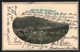 Präge-AK Badenweiler, Ortsansicht Aus Der Vogelschau  - Badenweiler