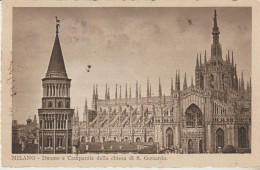 165-Milano-Lombardia-Duomo E Chiesa S. Gottardo-Francobollo Commemorativo 20c Giuochi Universitari - Milano