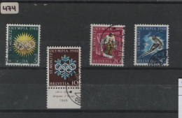 Schweiz Michel Cat.No. Used 492/495 - Used Stamps