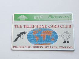 United Kingdom-(BTG-211)-Telephone Card Club-(3)-(210)(5units)(309G56303)(tirage-1.000)-price Cataloge-10.00£-mint - BT Edición General