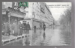 Paris, Inondations 1910. Rue Saint Dominique Et Rue Fabert (13643) - Paris Flood, 1910