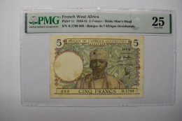 Banknotes FRENCH WEST AFRICA: 5 Francs (12.3.1936) - Joegoslavië