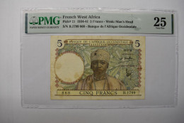 Banknotes FRENCH WEST AFRICA: 5 Francs (12.3.1936) - Jugoslavia