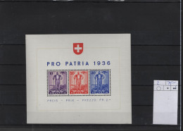 Schweiz Michel Cat.No. Sheet Mnh/** 2 - Blocks & Sheetlets & Panes