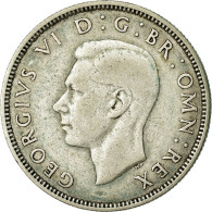 Monnaie, Grande-Bretagne, George VI, Florin, Two Shillings, 1939, TTB, Argent - J. 1 Florin / 2 Shillings