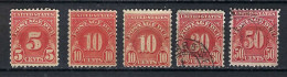 ETATS UNIS Taxe Ca.1931: Lot D'obl. - Postage Due