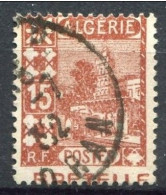 !!! ALGERIE : .N°39b AVEC BANDE PUB ET VARIETE DE PIQUAGE DECALE OBLITERE - Used Stamps