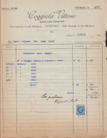 Torino 1932, Coggiola Vittorio, Autocarri Trasporti, Fattura Commerciale Epoca - Italie