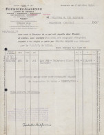 France 1952 - Roubaix - Fourniez-Gadenne - Laines Et Déchets - Fattura - Estampes & Gravures