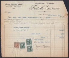 Settimo Torinese 1936 - Fratelli Garnero - Segheria Legnami - Fattura - Italien