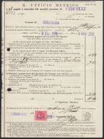 Camandona (BI) 1938 - R. Ufficio Metrico Del Marchio Dei Metalli Preziosi - Italie