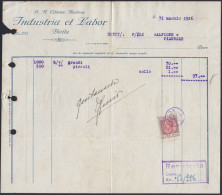 Biella 1926 - S. A. Editrice Biellese - Industria Et Labor - Tipografia - Italia