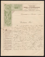 Austria 1901 - Wien - Verkehrs Und Consultations-Bureau - Documento - Österreich